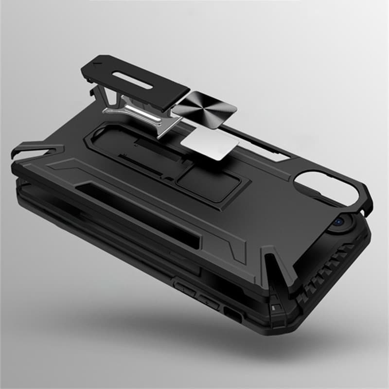 Ultra odolný zadní kryt Shock Armor pro Xiaomi Poco M4 Pro 5G Black - náhled 4