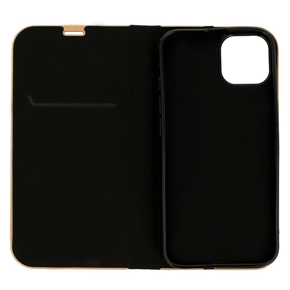Pouzdro typu kniha s rámečkem pro Iphone 13 Mini černé - náhled 4