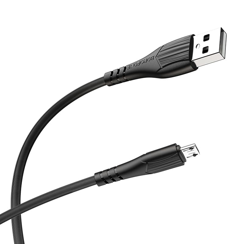 Kabel Borofone BX37 Wieldy - USB na Micro USB - 1 metr černý - náhled 4
