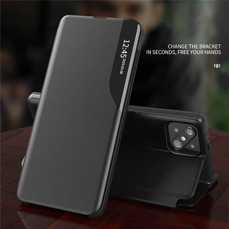 Pouzdro Smart View pro Xiaomi Redmi 10A, černé - náhled 4