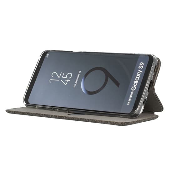 Vennus Book COTTON pouzdro pro Samsung Galaxy A6 Plus 2018 černé - náhled 4