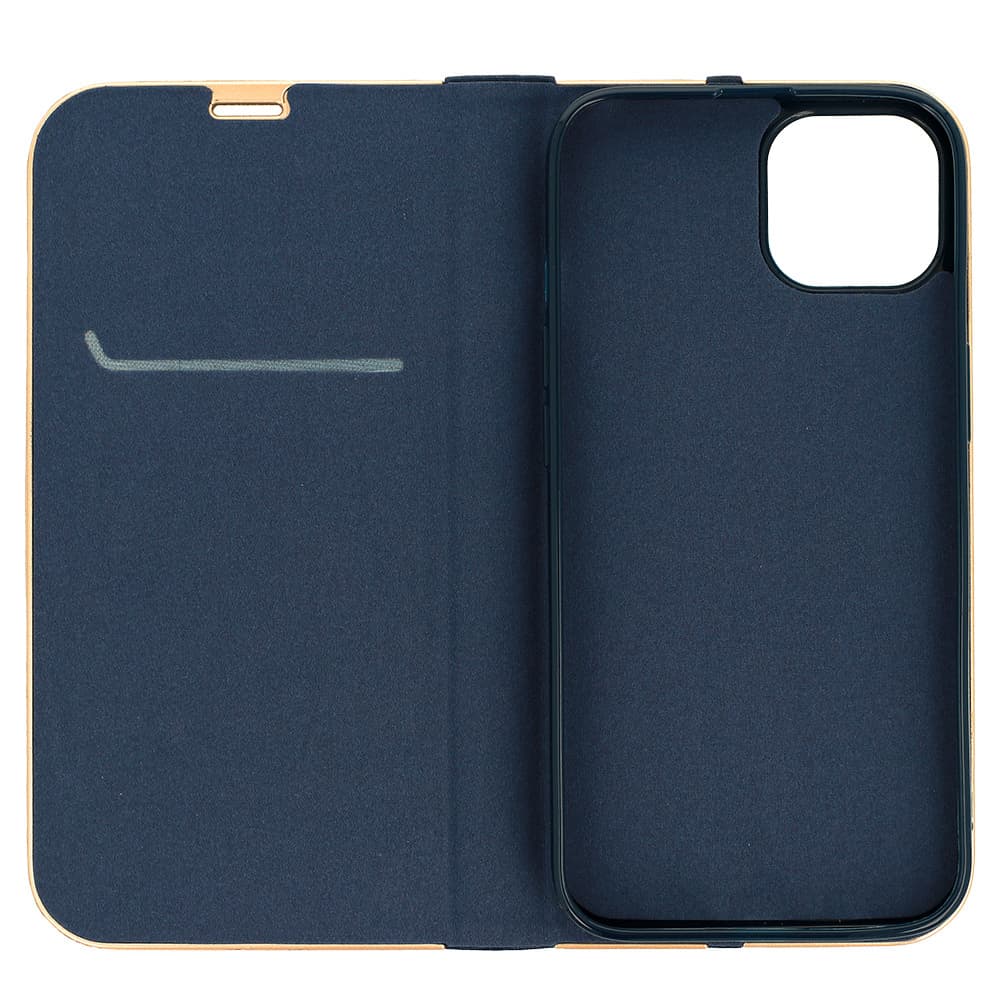 Pouzdro Book s rámečkem pro Iphone 14 Plus navy - náhled 4
