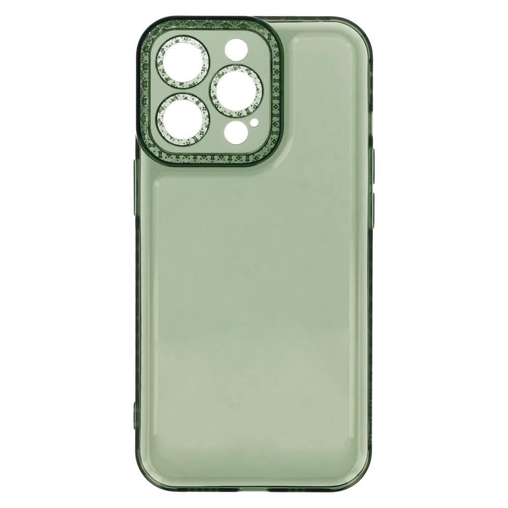 Pouzdro Crystal Diamond 2mm pro Iphone 13 Pro Max Transparent green - náhled 4
