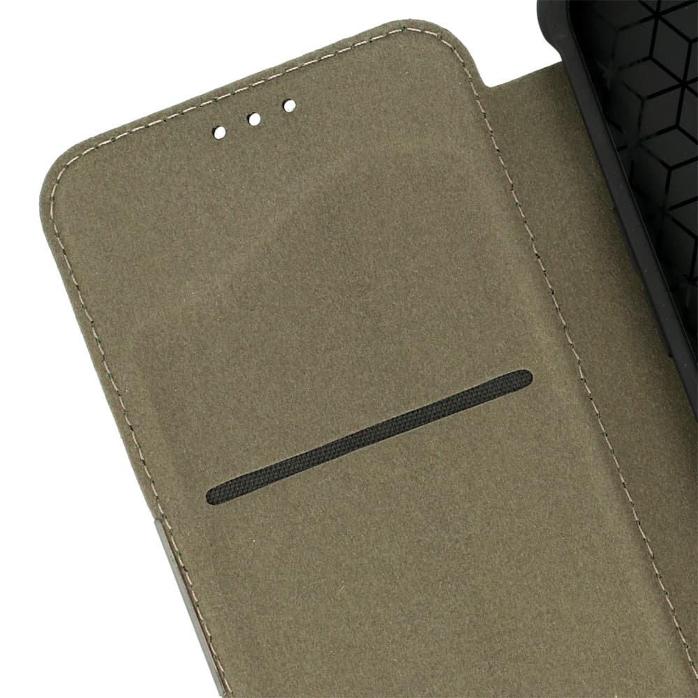 Pouzdro Razor Carbon Book pro Iphone 14 Pro Max tmavě zelené - náhled 4
