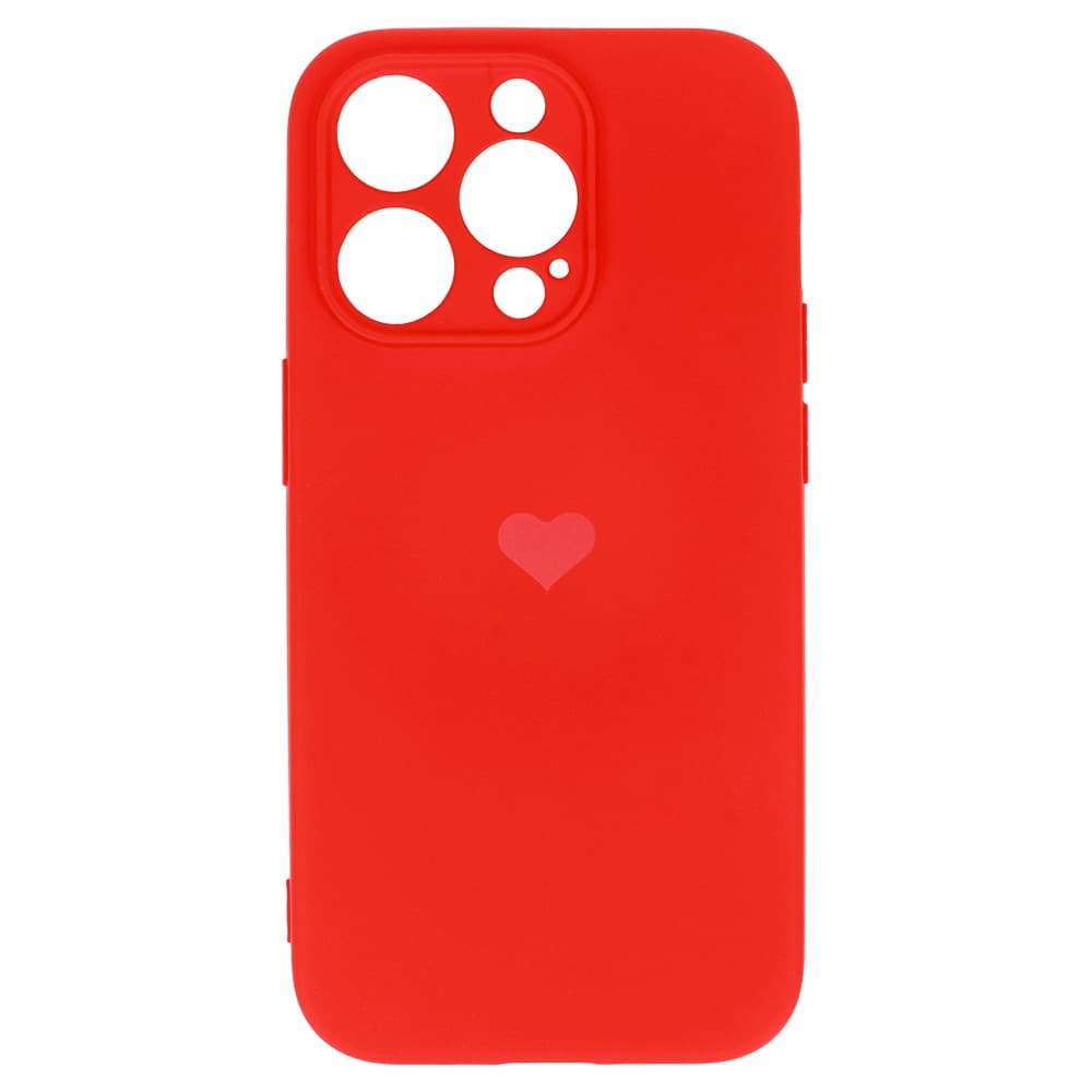 Vennus Silikonové pouzdro se srdcem pro Iphone 13 Pro design 1 červené - náhled 4