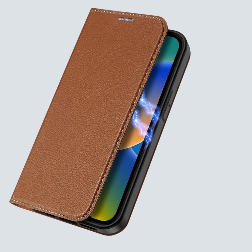 Dux Ducis Skin X2 pouzdro pro Iphone 14 Plus hnědé - náhled 4