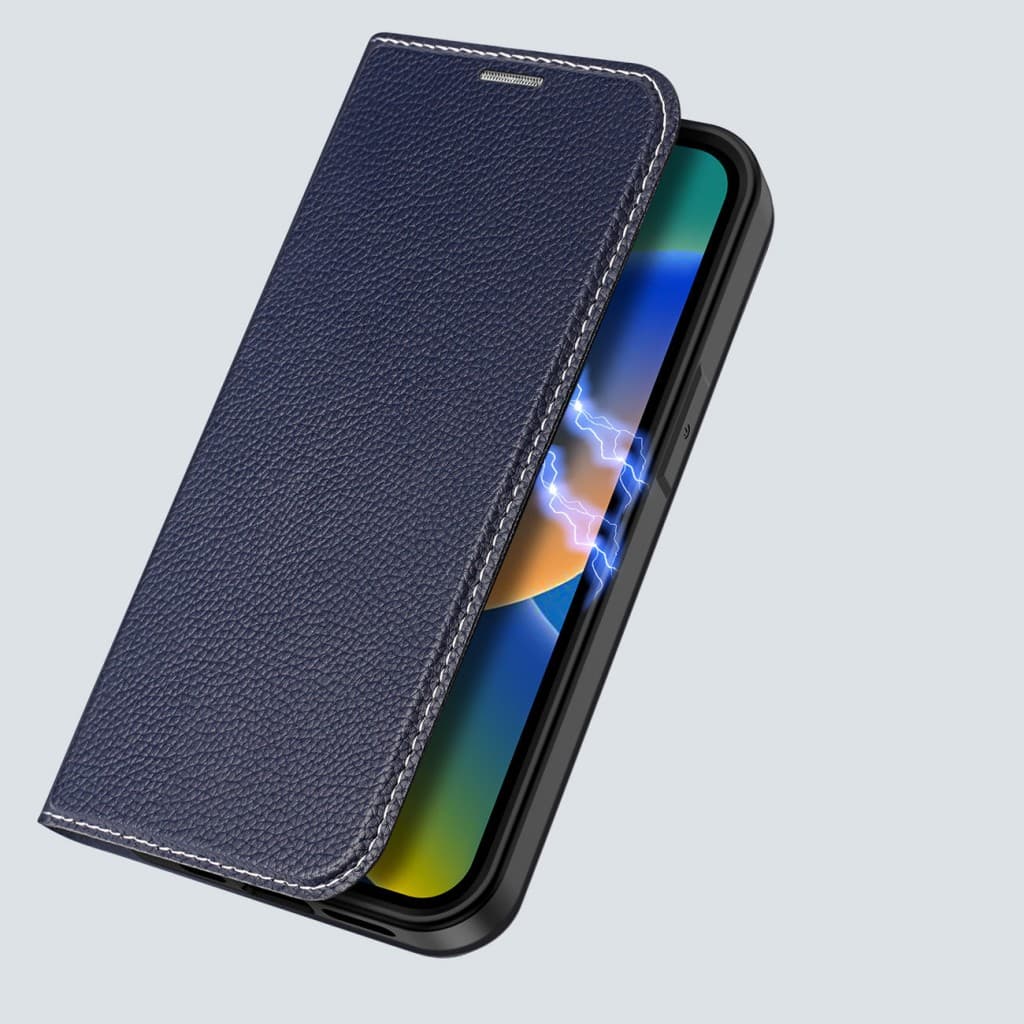 Pouzdro Dux Ducis Skin X2 pro Iphone 14 Pro modré - náhled 4