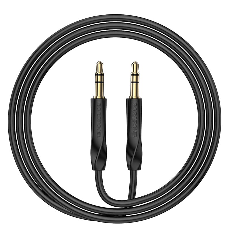 Audio kabel Borofone BL16 - jack 3,5 mm na jack 3,5 mm - 1 m černý - náhled 4