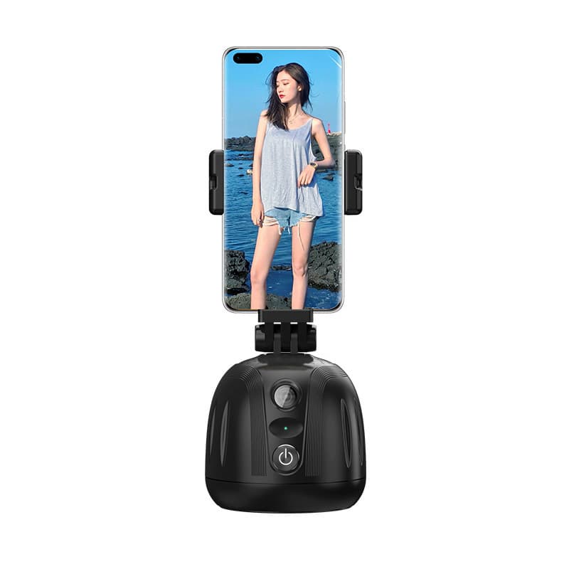Držák telefonu P5 s 360° Face Tracking černý - náhled 4