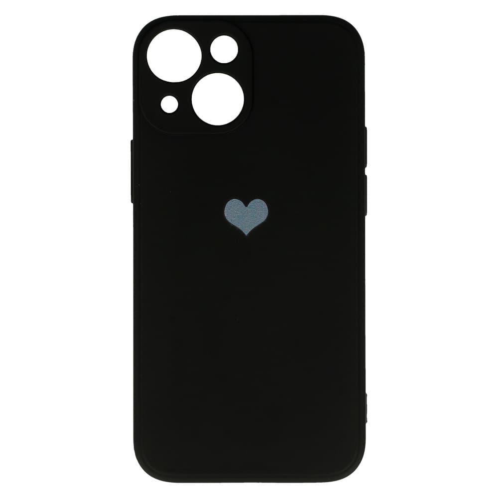 Vennus Silikonové pouzdro se srdcem pro Iphone 14 Plus design 1 černé - náhled 4