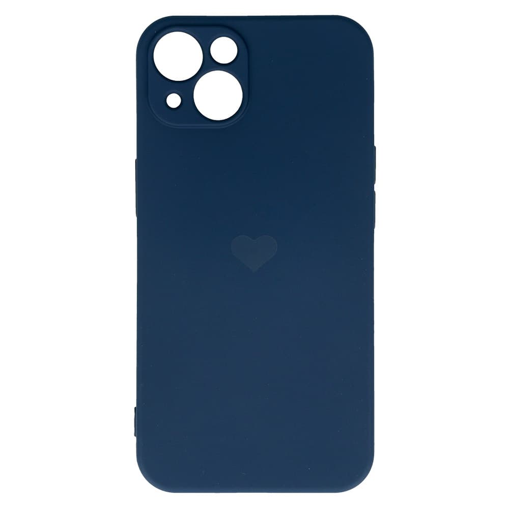 Vennus Silikonové pouzdro se srdcem pro Iphone 14 Plus design 1 navy - náhled 4