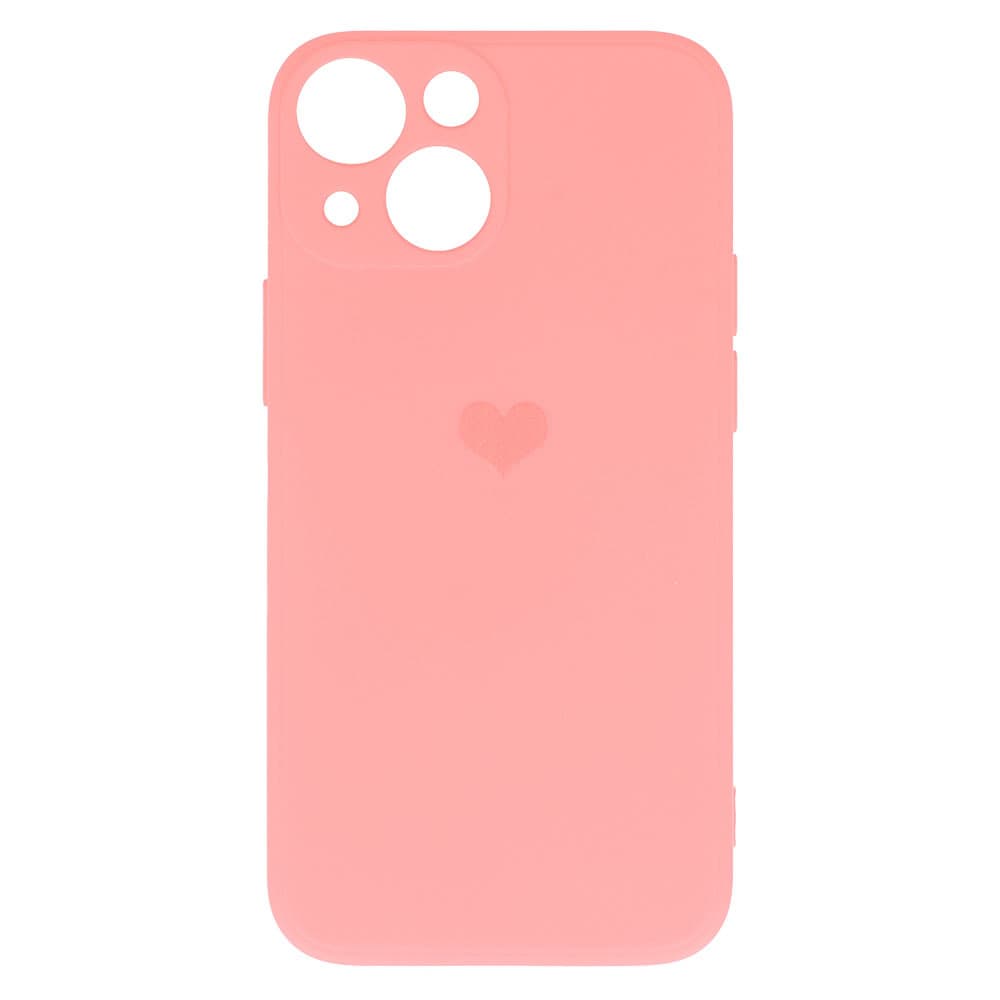 Vennus Silikonové pouzdro se srdcem pro Iphone 14 Plus design 1 růžové - náhled 4