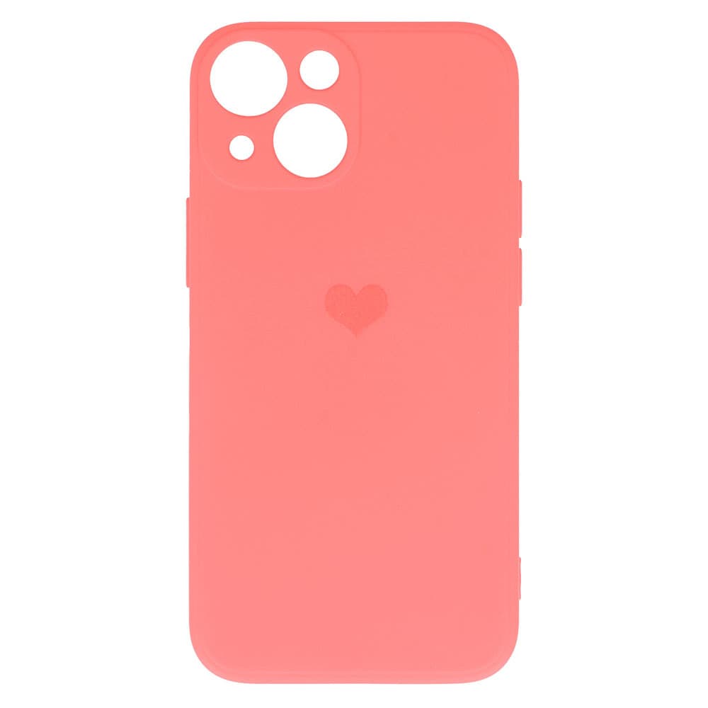 Vennus Silikonové pouzdro se srdcem pro Iphone 14 Plus design 1 korálový - náhled 4