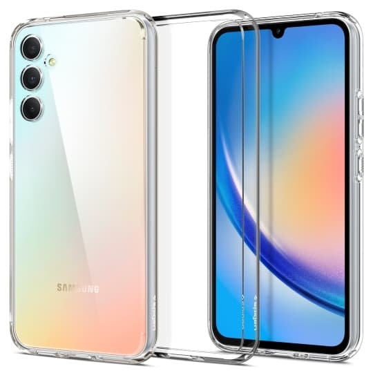 Pouzdro SPIGEN Ultra Hybrid ACS05904 pro Samsung Galaxy A34 5G - Crystal Clear - náhled 4
