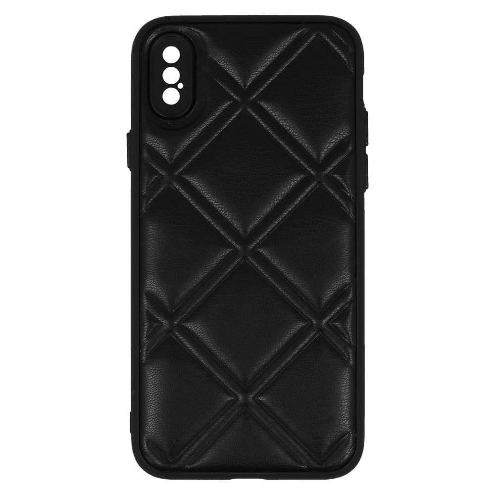 Kožené 3D pouzdro pro Iphone X/XS design 3 černé - náhled 4