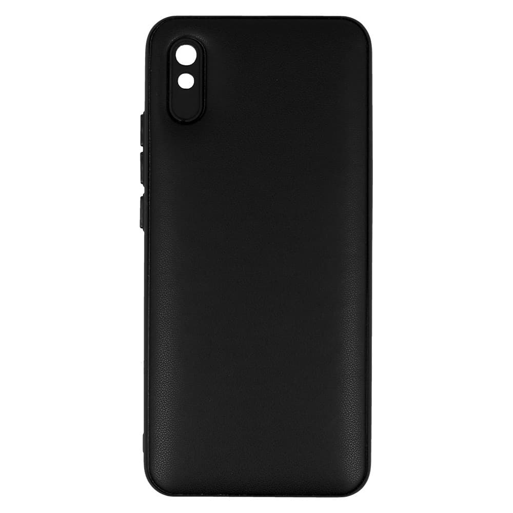 Kožené 3D pouzdro pro Xiaomi Redmi 9A design 1 černé - náhled 4