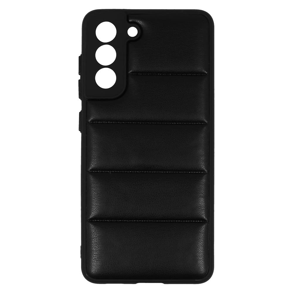 Kožené 3D pouzdro pro Samsung Galaxy S21 FE design 2 černé - náhled 4