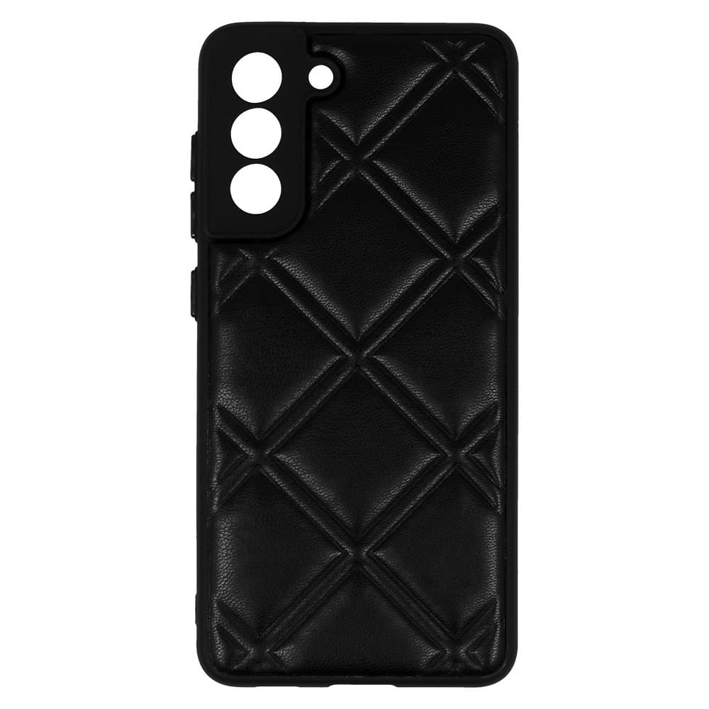 Kožené 3D pouzdro pro Samsung Galaxy S21 FE design 3 černé - náhled 4