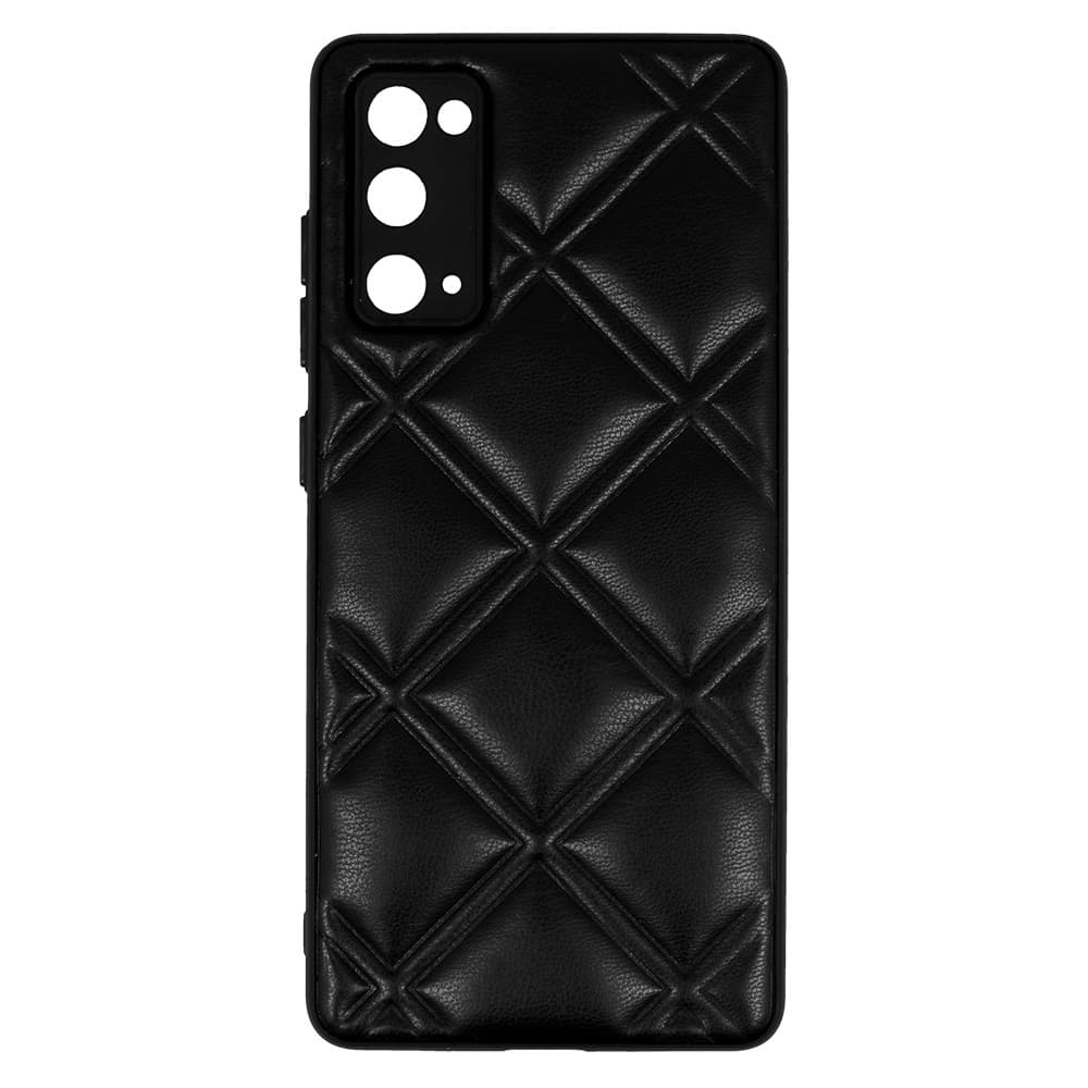 Kožené 3D pouzdro pro Samsung Galaxy S20 FE/Lite design 3 černé - náhled 4