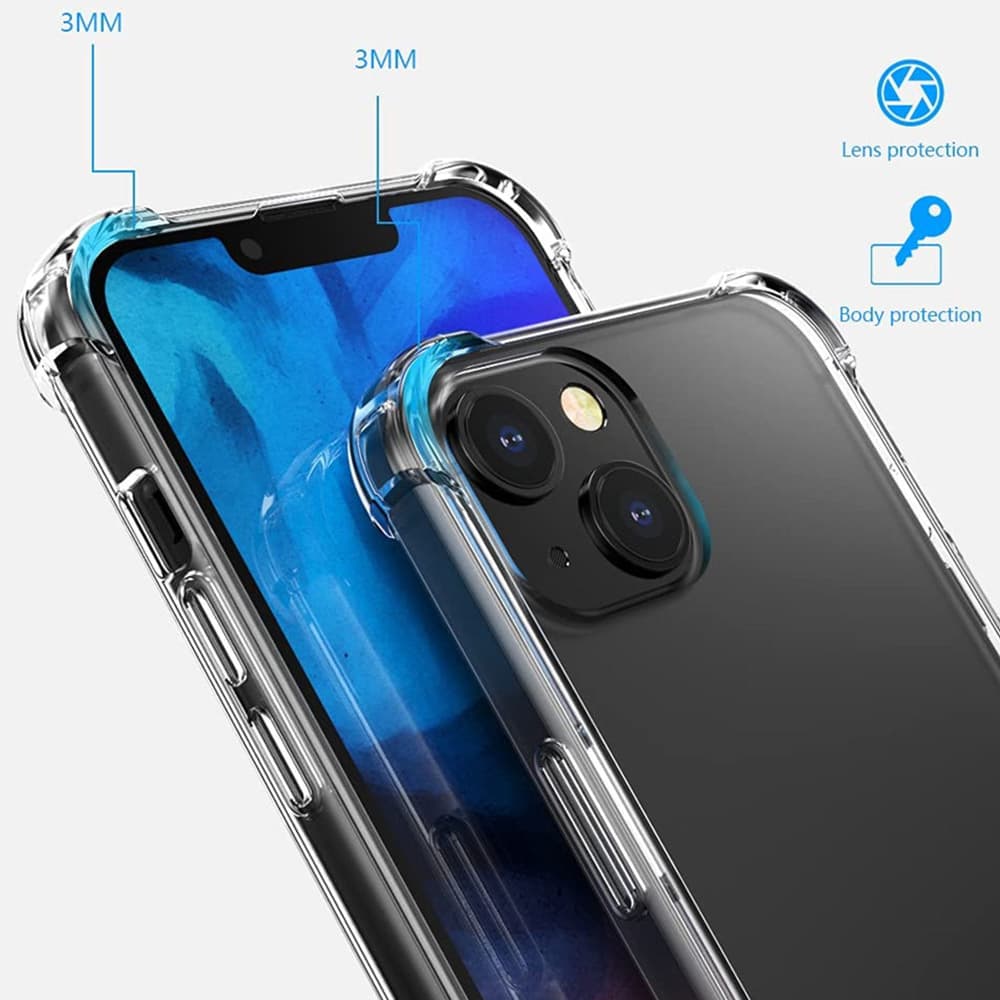 Zadní kryt ANTI SHOCK 0,5 mm pro REALME 6I TRANSPARENT - náhled 4