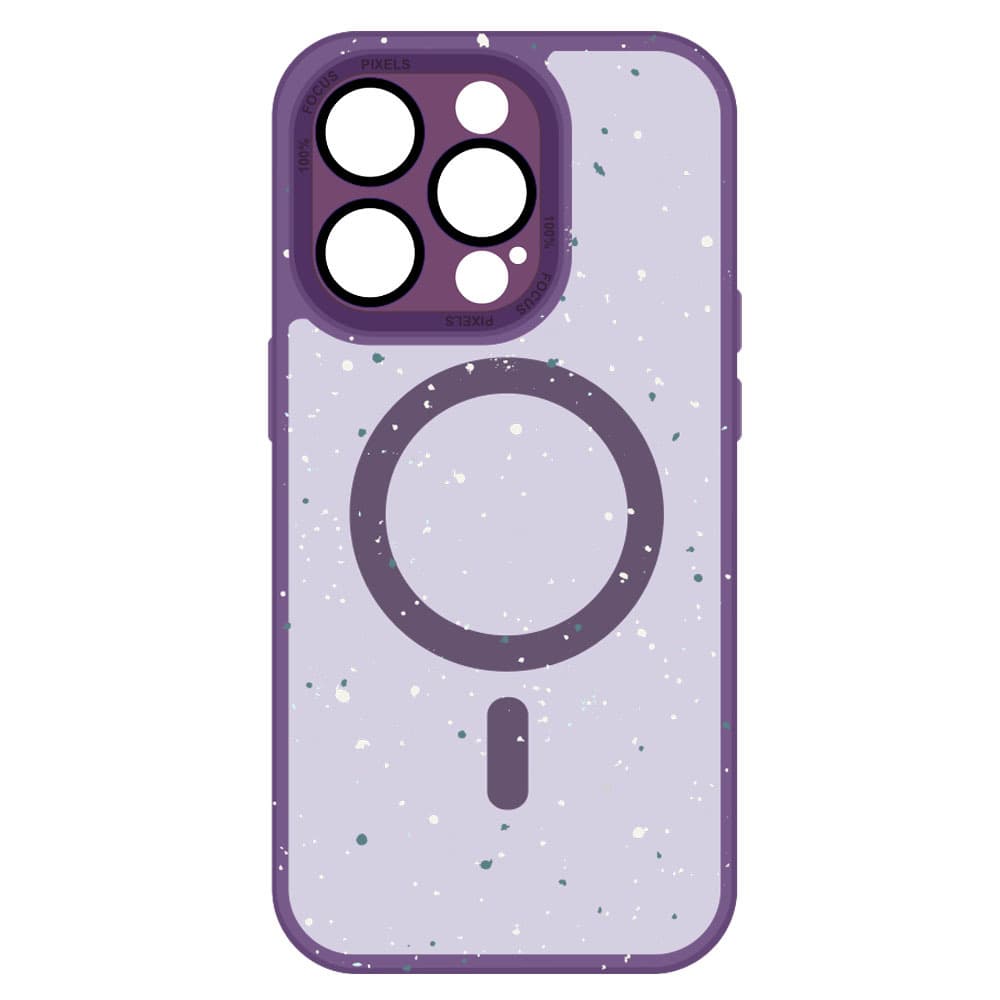 Tel Protect Magnetic Splash Frosted Case pro Iphone 15 Pro Purple - náhled 4