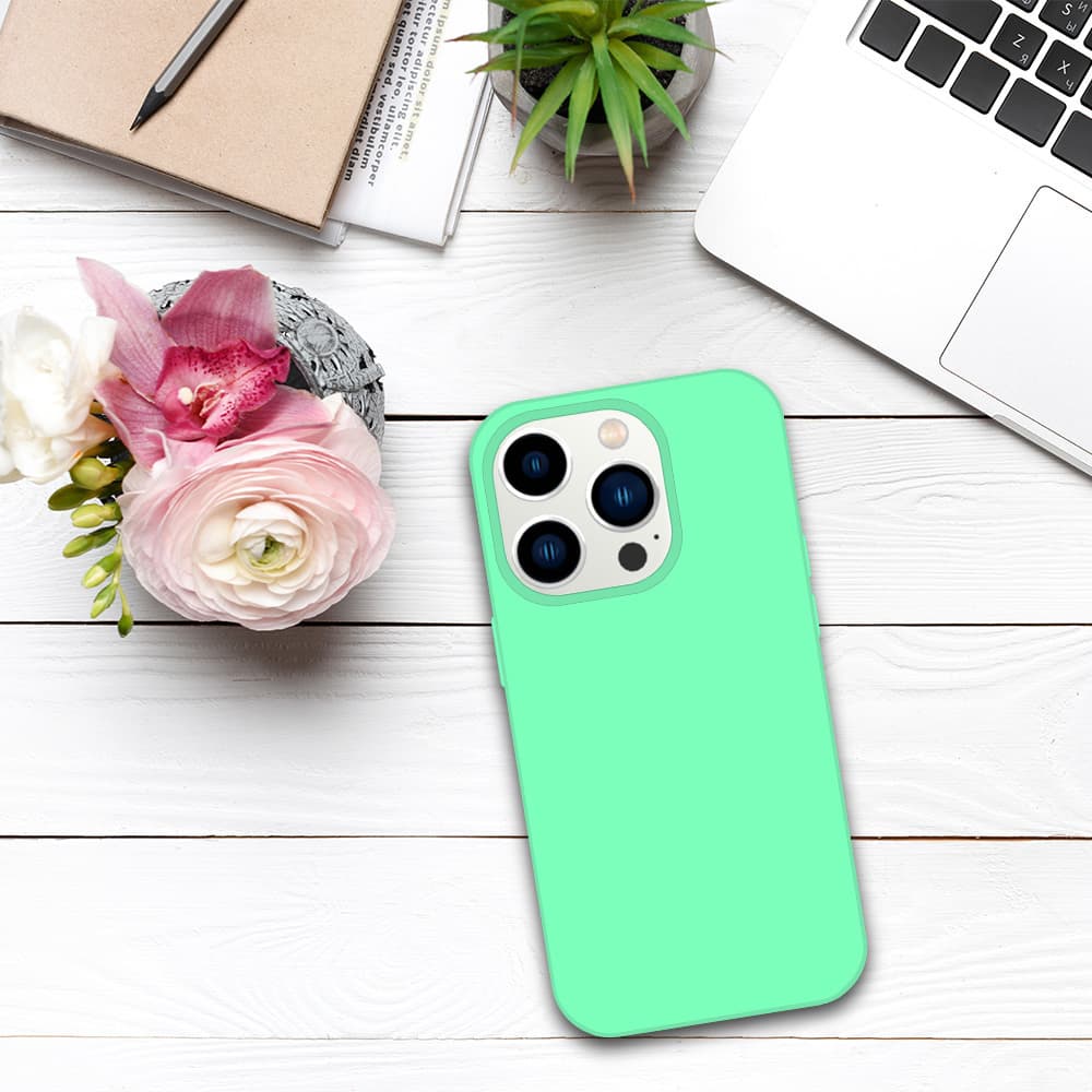Tel Protect Silicone Premium pro Iphone 14 Pro Max mint - náhled 4