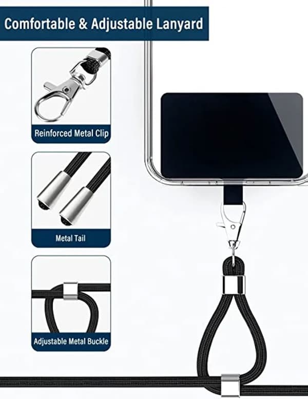 Univerzální šňůrka Simple na telefon zelená - náhled 4