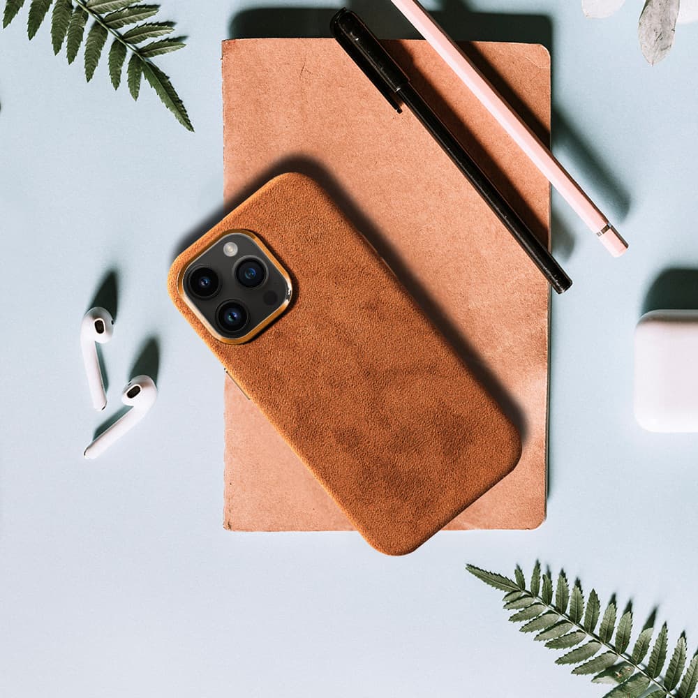 Pouzdro Alcane Magsafe pro Iphone 14 Pro Brown - náhled 4