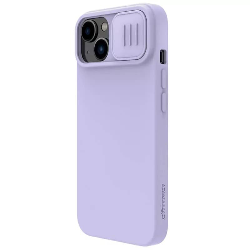 Nillkin CamShield Silky Silicone Case pro Iphone 15 Plus fialový - náhled 4