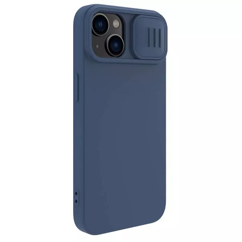 Nillkin CamShield Silky Silicone Case pro Iphone 15 Plus navy - náhled 4