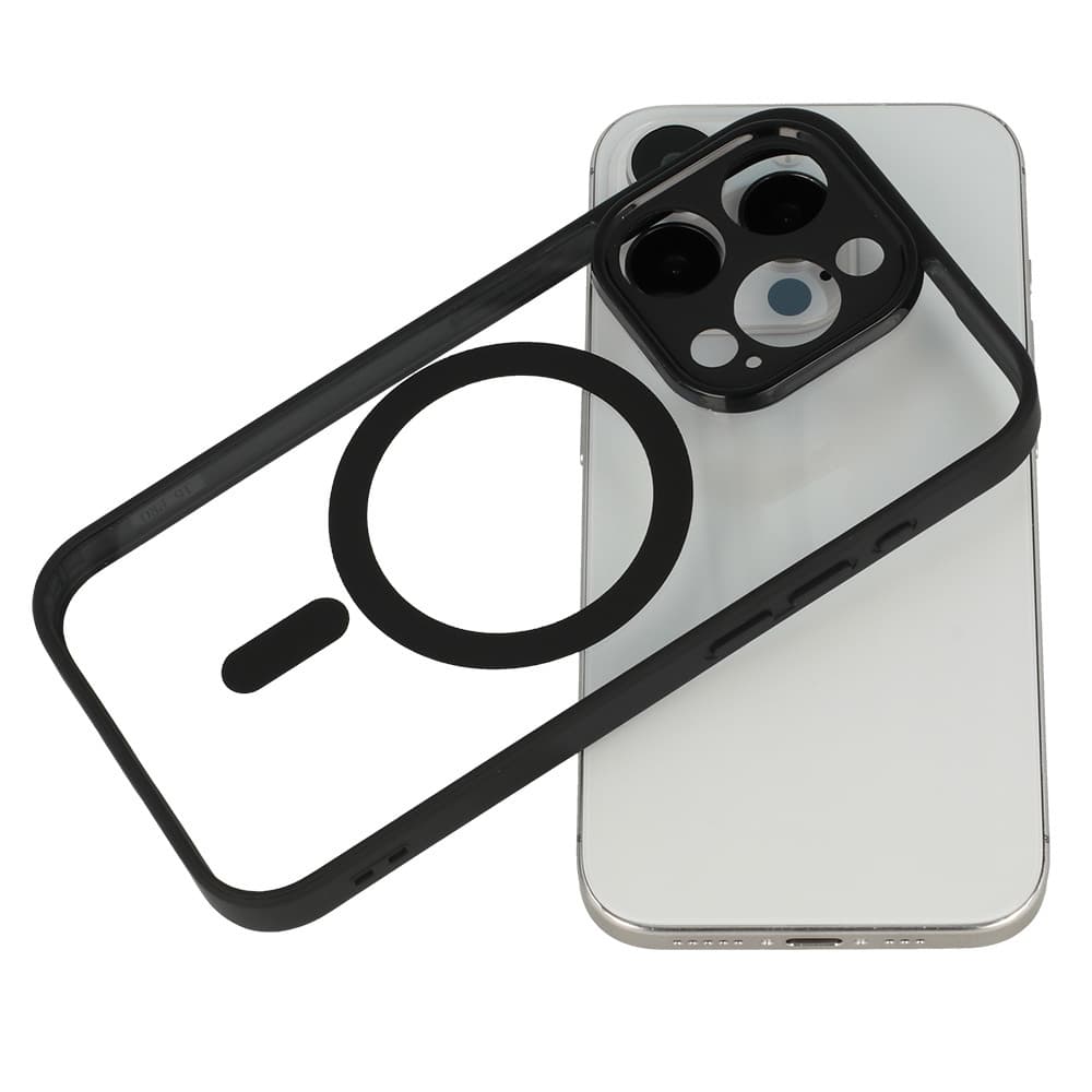 Zadní kryt Acrylic Color Magsafe pro Iphone 14 Pro černý - náhled 4
