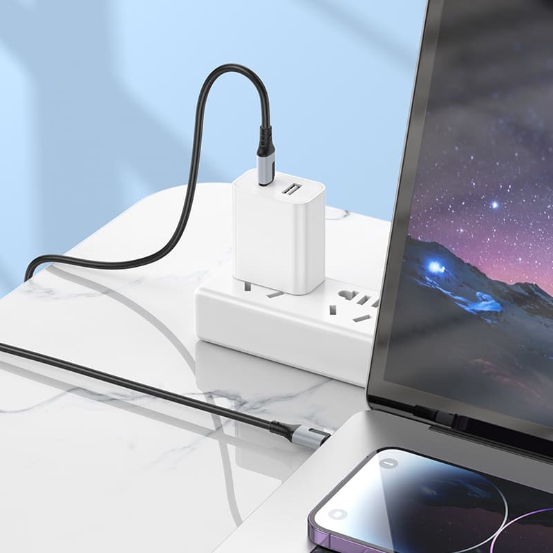 Borofone kabel BX101 Creator - typ C na typ C - 60W 3A 1 metr černý - náhled 4