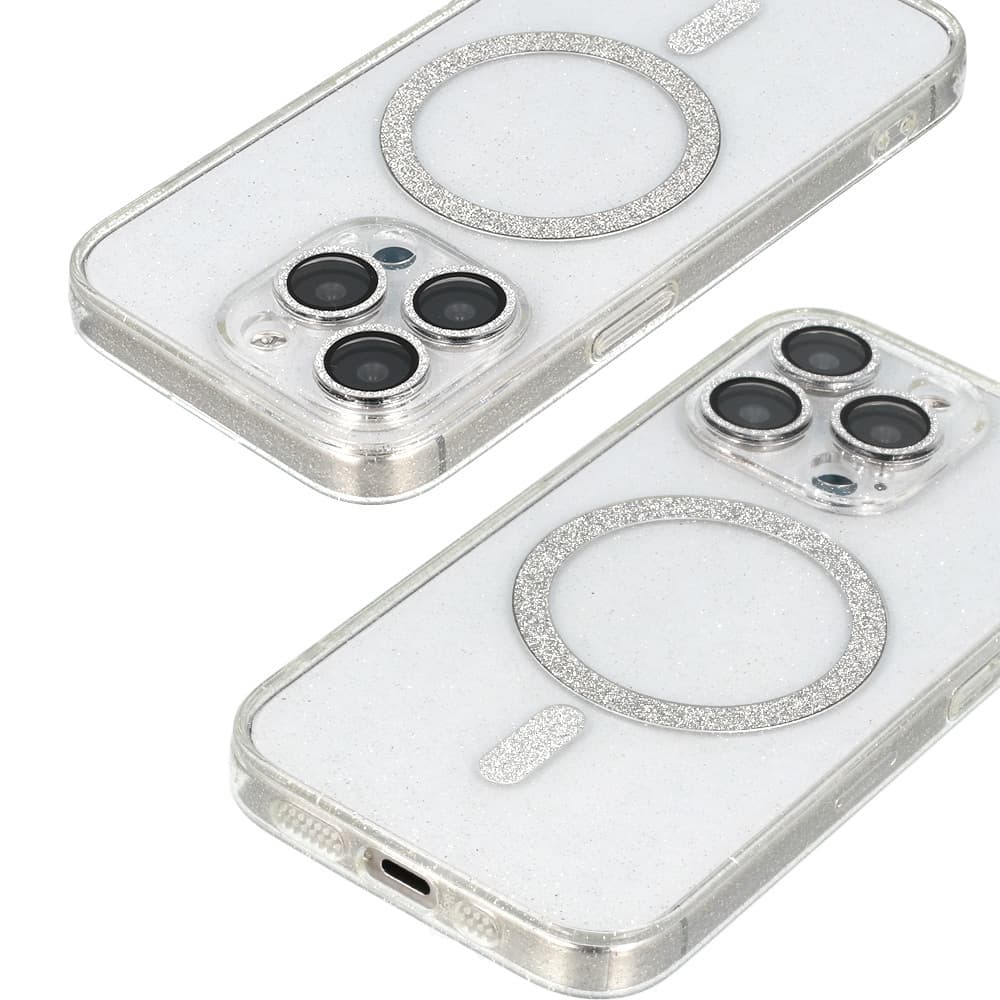 Glitter Magsafe Case pro Iphone 13 Pro transparentní - náhled 4