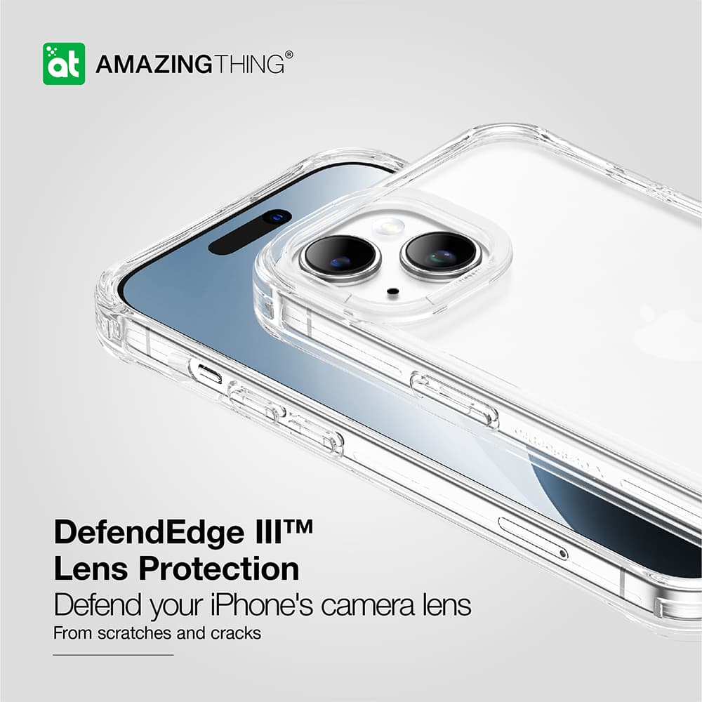 Zadní kryt Amazing Thing Titan Edge Case 15FT IP156.7TECL pro iPhone 15 Plus transparentní - náhled 4