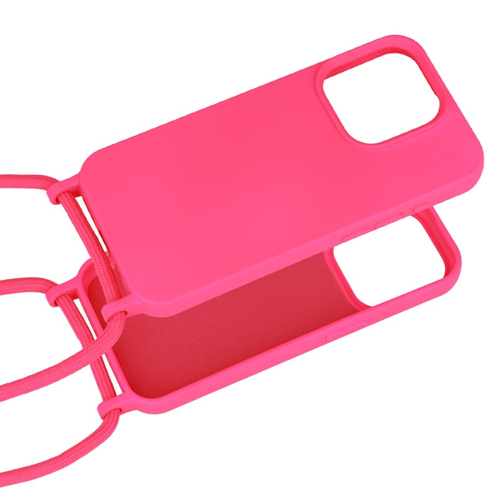 Pouzdro Strap D1 pro Iphone 15 Plus růžové - náhled 4