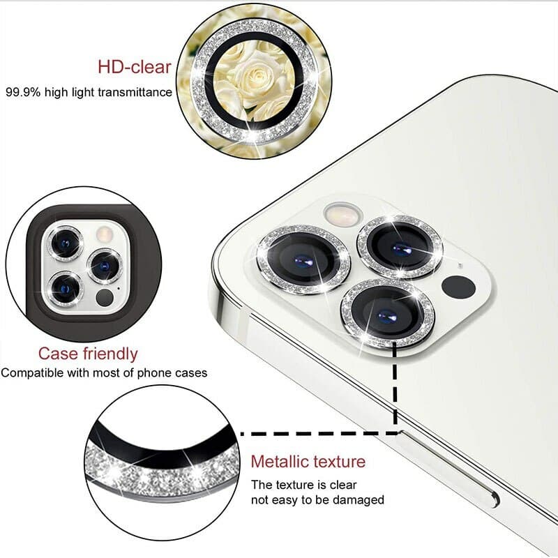 Tvrzené sklo HARD DIAMOND pro fotoaparát pro Samsung S24 Ultra black - náhled 4