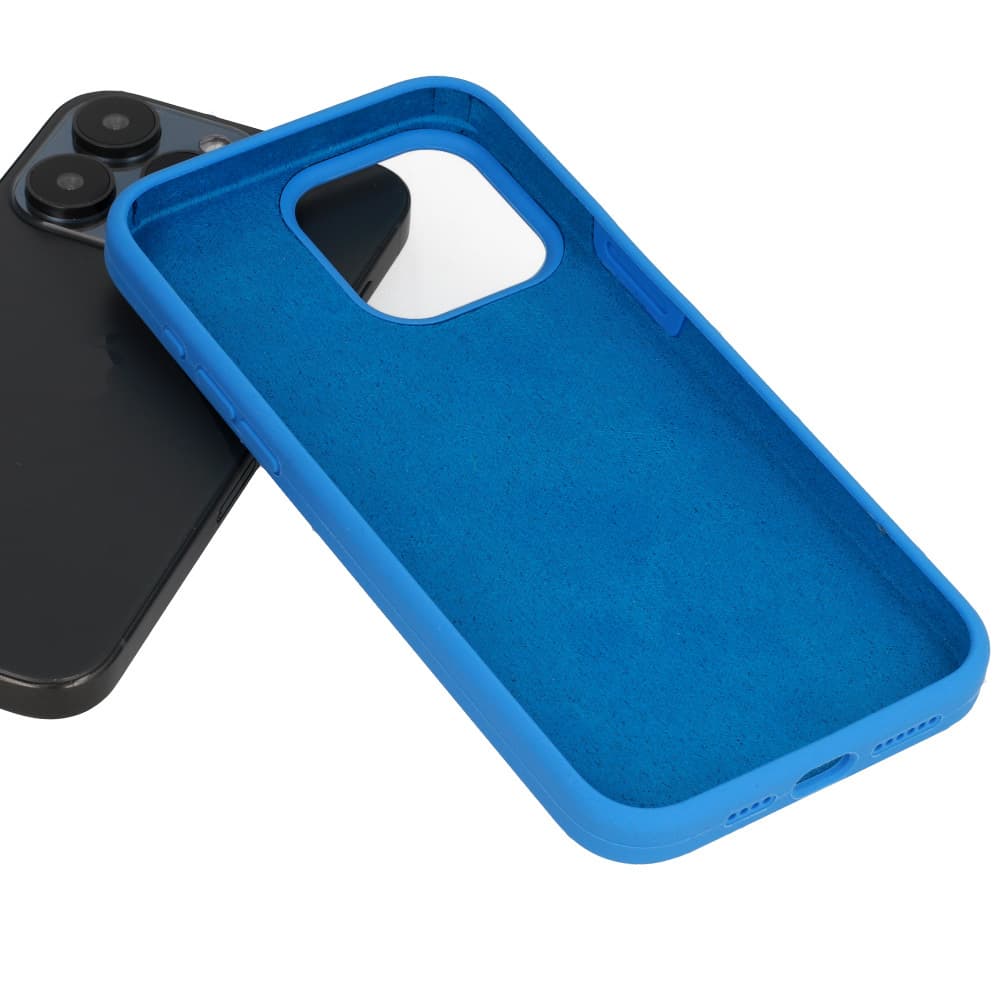 Silicone Lite case  pro Motorola Edge 40 5G modré - náhled 4