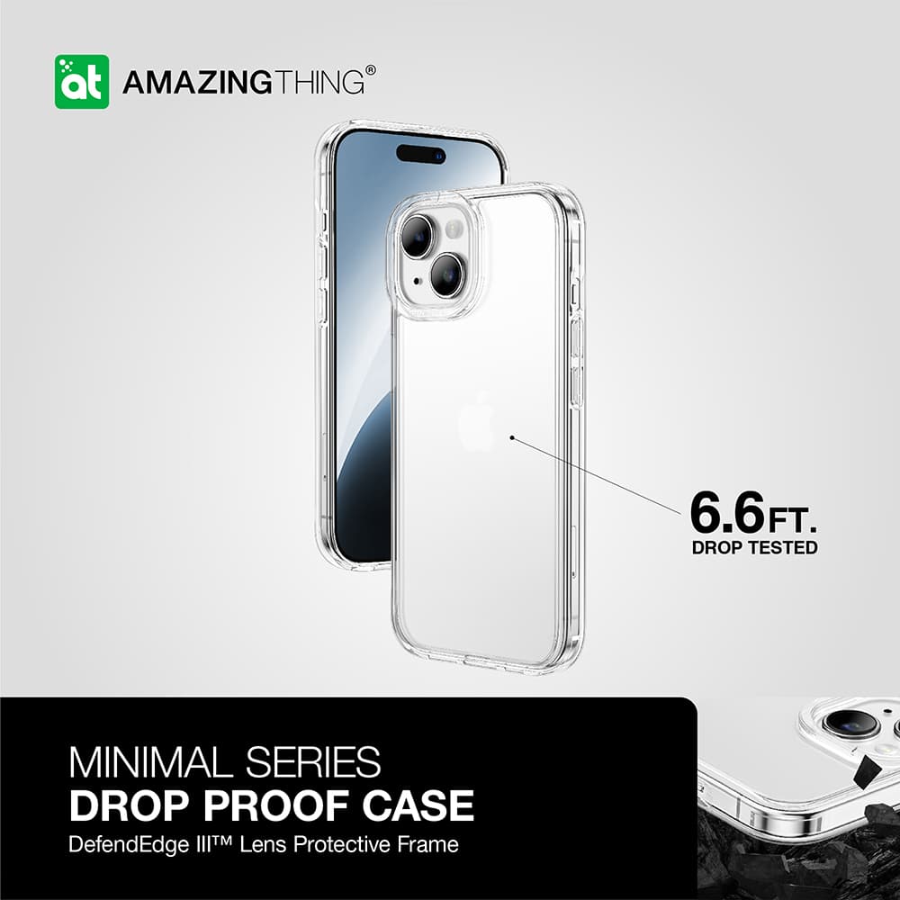 Zadní kryt Amazing Thing Minimal Case IP156.7MINCL pro iPhone 15 Plus transparentní - náhled 4