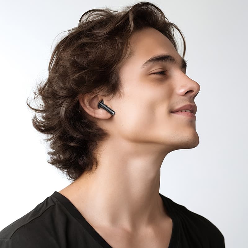Bezdrátová sluchátka Borofone TWS FQ2 Air bílá - náhled 4