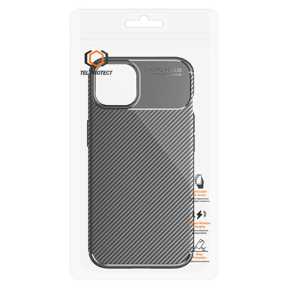 Zadní kryt Tel Protect Carbon Elite pro iPhone 16 černý - náhled 4