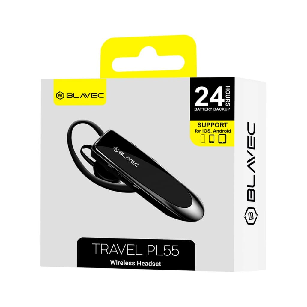 Headset Bluetooth Blavec Travel PL55 (BHPL55-B) černý - náhled 4