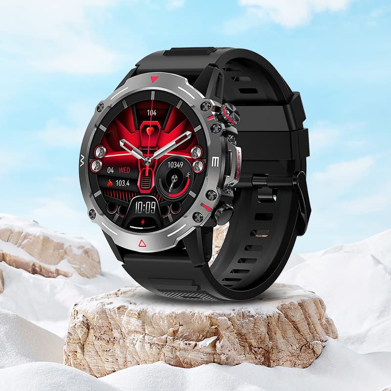 Chytré hodinky Blavec Smartwatch M07 Raptor HD AMOLED (SWM07-B) černé - náhled 4