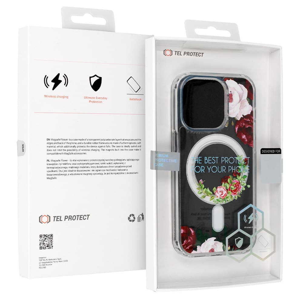 Zadní kryt Tel Protect Flower Magsafe pro iPhone 16 design 2 - náhled 4