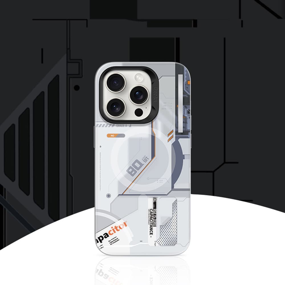 Zadní kryt Benks Magnetic Mecha pro iPhone 16 Plus bílý - náhled 4