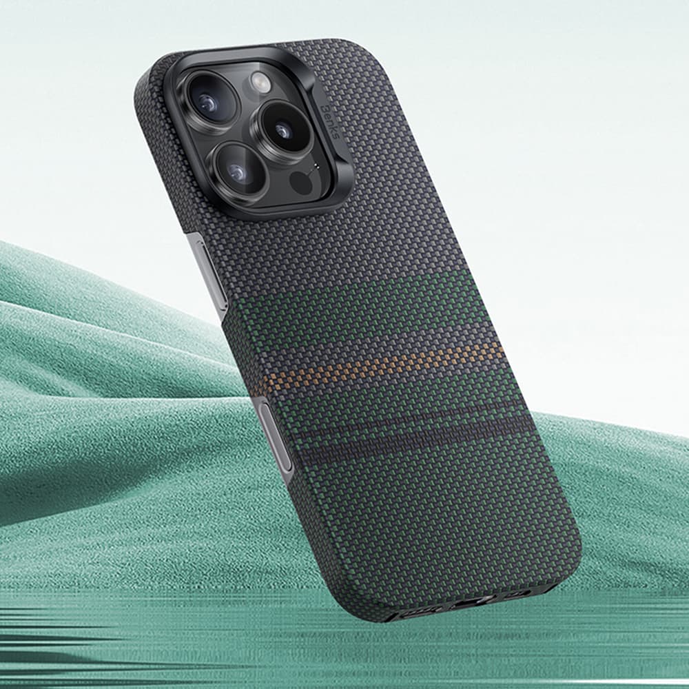 Zadní kryt Benks Magnetic Armor Air Aurora Kevlar 600D pro iPhone 16 - náhled 4