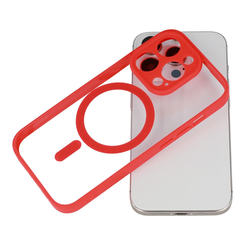 Zadní kryt Acrylic Color MagSafe pro iPhone 16 Pro červený - náhled 4