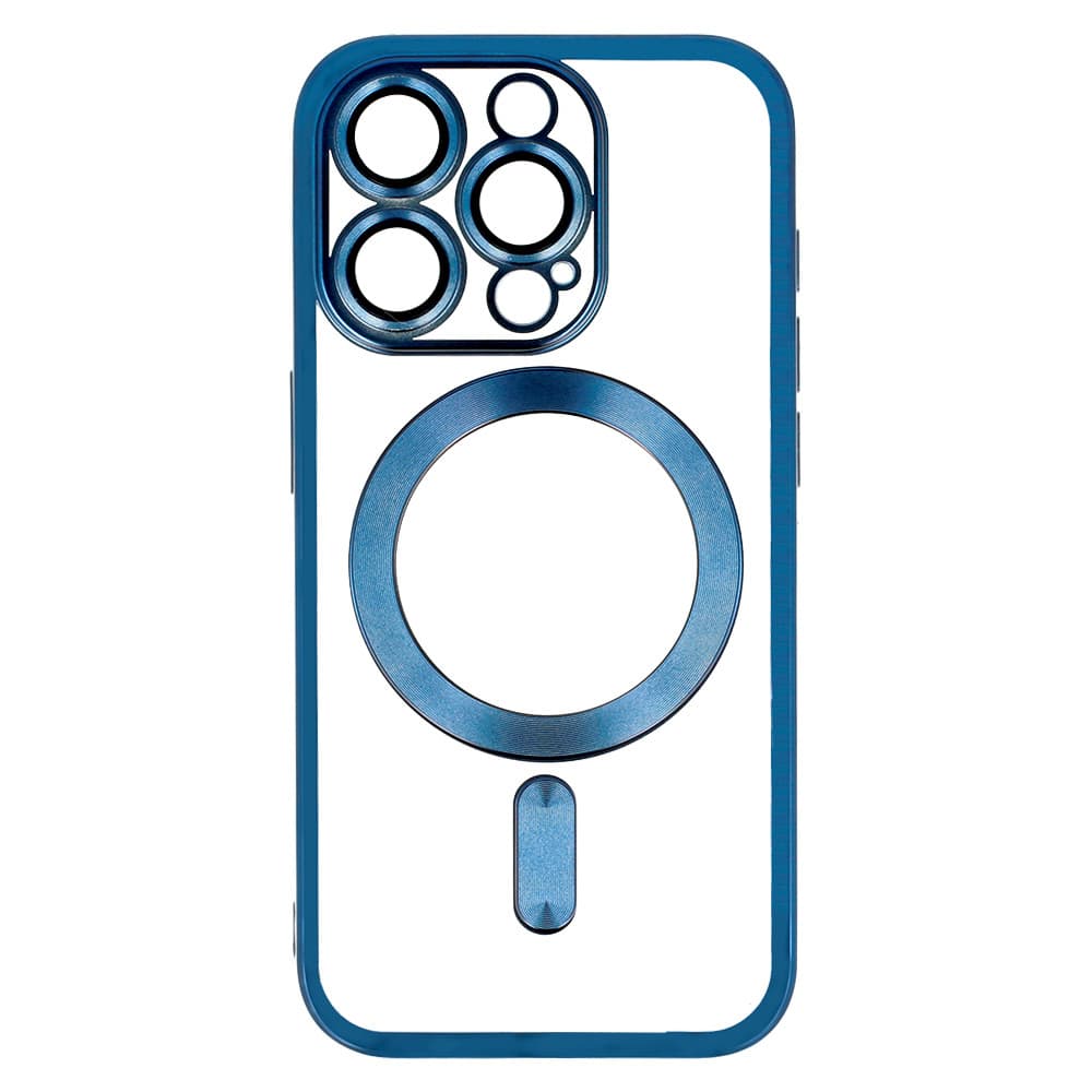 Zadní kryt Metallic MagSafe pro iPhone 16 Pro Blue - náhled 4