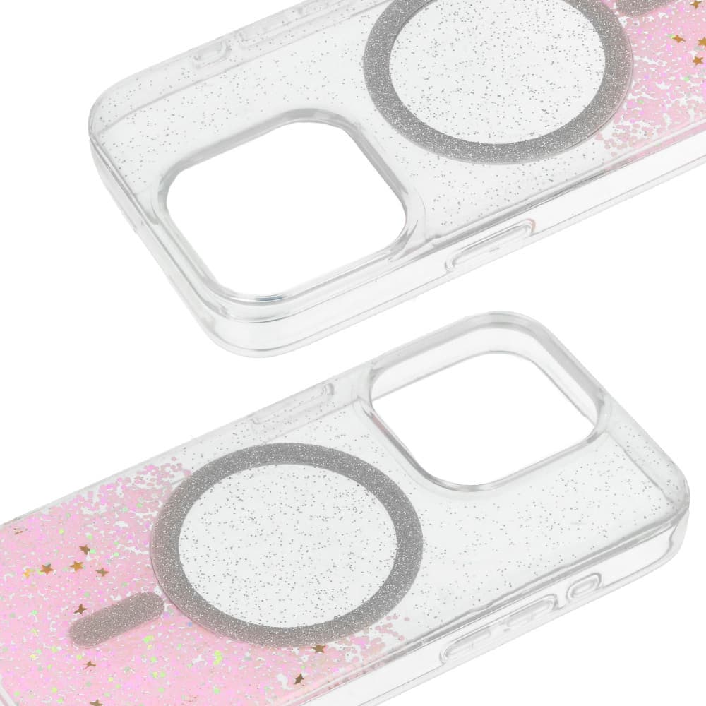 Zadní kryt Tel Protect Moonlite Magsafe pro iPhone 14 růžový čirý - náhled 4