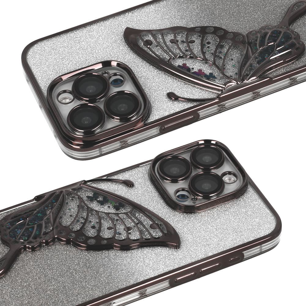 Zadní kryt Tel Protect Butterfly Water pro iPhone 12 Pro černý - náhled 4