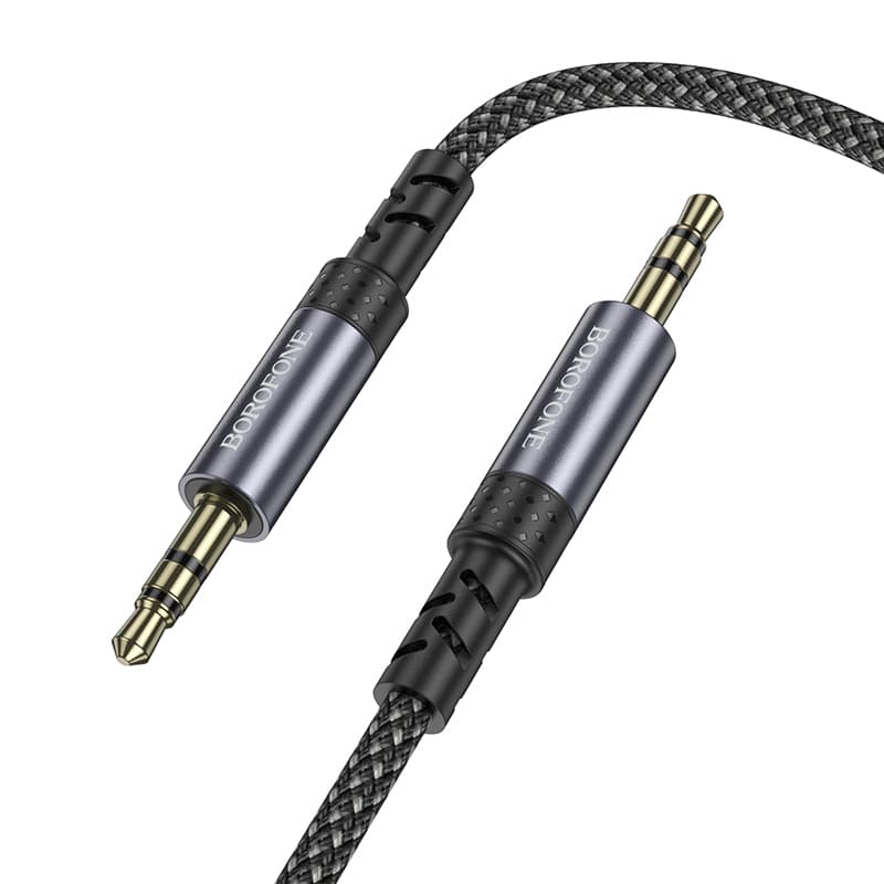 Kabel Borofone BL24 Graceful jack 3,5 mm - jack 3,5 mm 1m černý - náhled 4